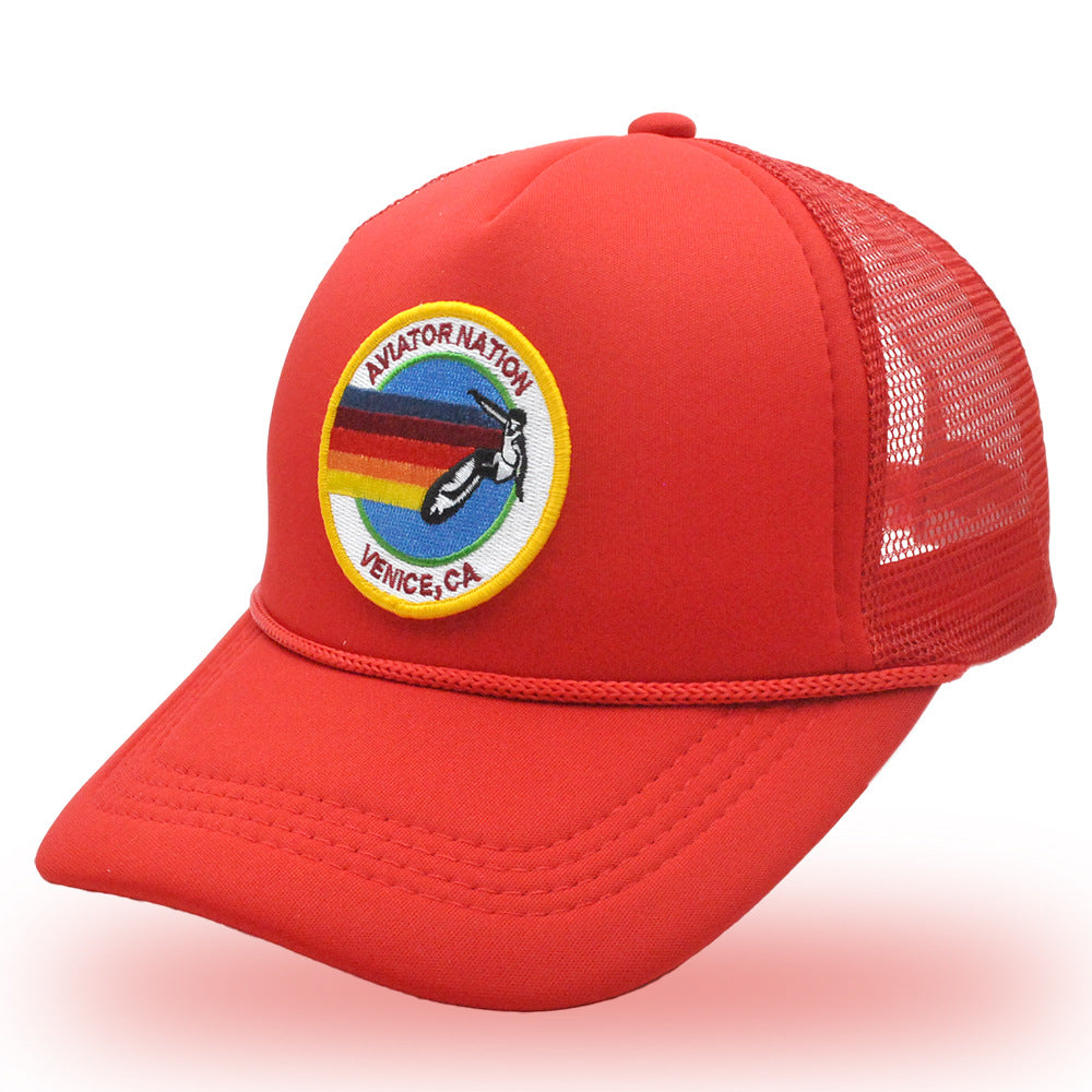 Wholesale Trucker Hat Summer Beach Mesh Cap Baseball Cap